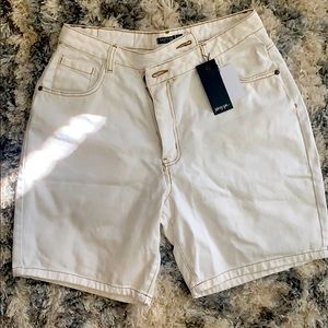 Crossover Waist Shorts